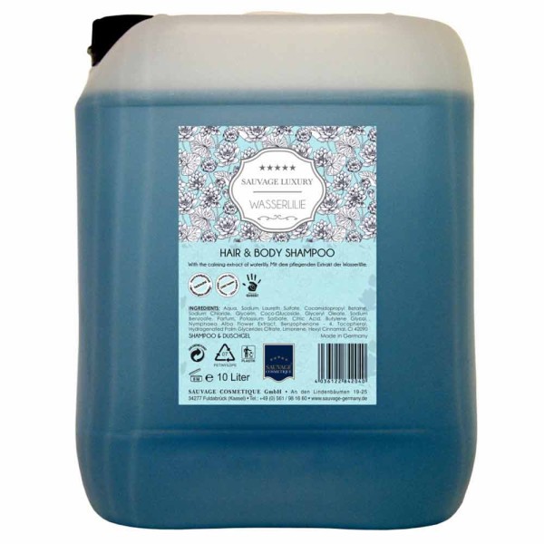 Hair & Body Shampoo Wasserlilie 10 Liter Kanister