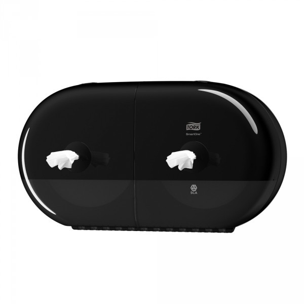 Tork SmartOne® Mini Doppelrollenspender schwarz