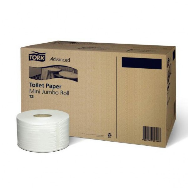 Toilettenpapier Mini Jumbo 2-lagig weiß 120280