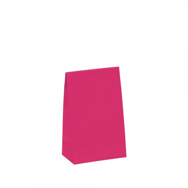 Geschenktasche 10x6x15,7+4,2cm pink