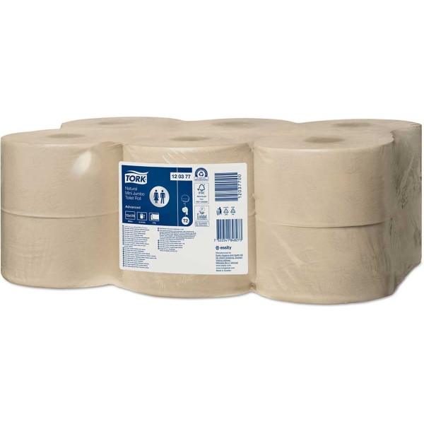 Tork Toilettenpapier Mini Jumbo 2 lag. natur 120377