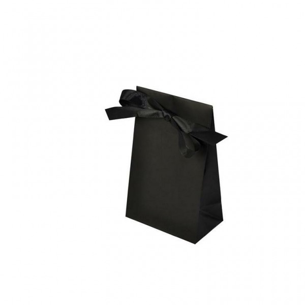 Geschenktasche schwarz 100x60x157+42mm